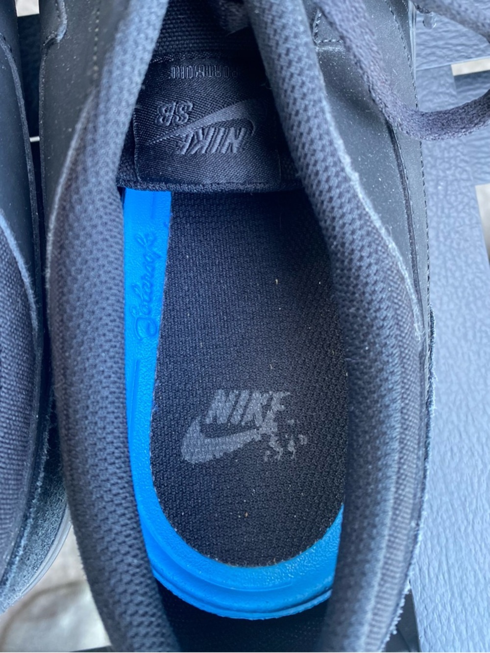 Nike Men’s SB Portmore II Solar Black Low-Top Skate Shoes Size 10 - Picture 9 of 11